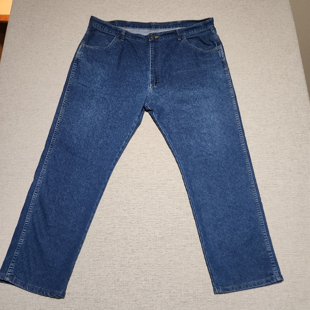 Wrangler Jeans Mens 42x29 Blue Regular Fit 85900DW Straight Leg Denim